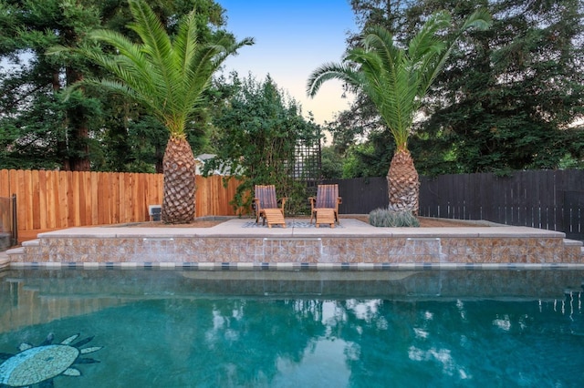 632 W Palo Alto Ave, Clovis, CA 93612 - view of pool with a fenced backyard