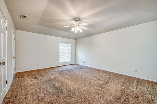 3348 W Sierra Ave, Fresno, CA 93711 - spare room with carpet flooring and a ceiling fan
