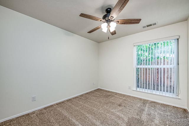 3348 W Sierra Ave, Fresno, CA 93711 - empty room with carpet and a ceiling fan