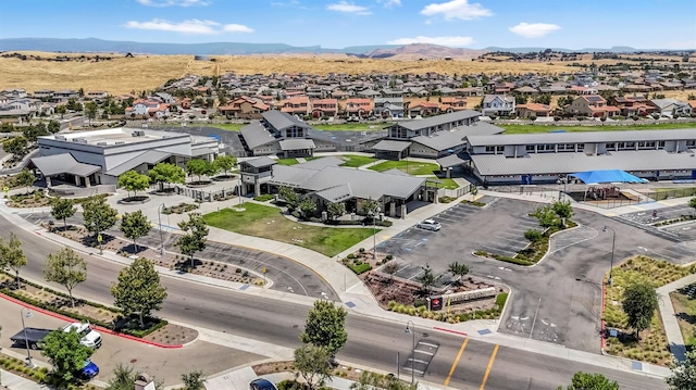 4349 Hillside Rd, Madera, CA 93636 - aerial perspective of suburban area featuring mountains