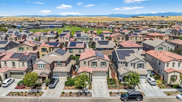 4349 Hillside Rd, Madera, CA 93636 - aerial perspective of suburban area featuring mountains