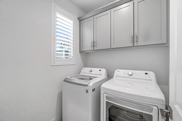 4349 Hillside Rd, Madera, CA 93636 - washroom featuring independent washer and dryer and cabinet space