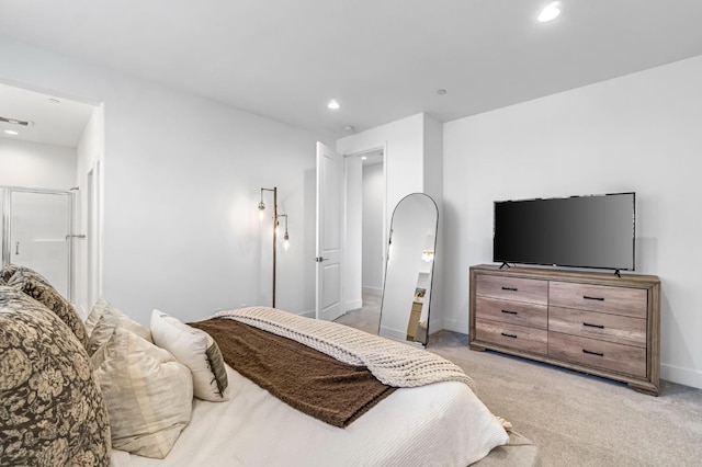 4349 Hillside Rd, Madera, CA 93636 - bedroom with recessed lighting and light colored carpet