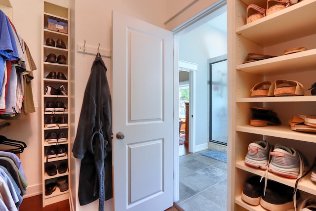 43295 Running Deer Dr, Coarsegold, CA 93614 - walk in closet with stone finish flooring