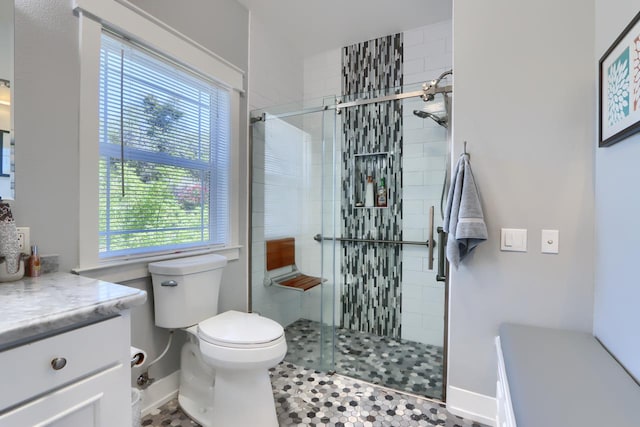 43295 Running Deer Dr, Coarsegold, CA 93614 - full bath with vanity and a shower stall