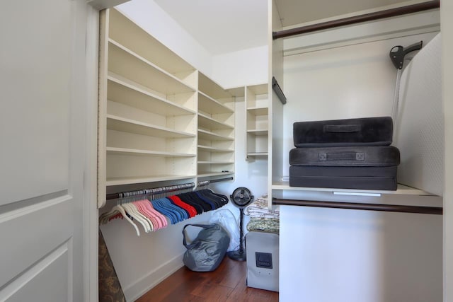 43295 Running Deer Dr, Coarsegold, CA 93614 - spacious closet featuring wood finished floors