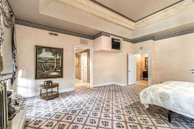 1917 Evergreen Pl, Madera, CA 93637 - bedroom featuring crown molding and baseboards
