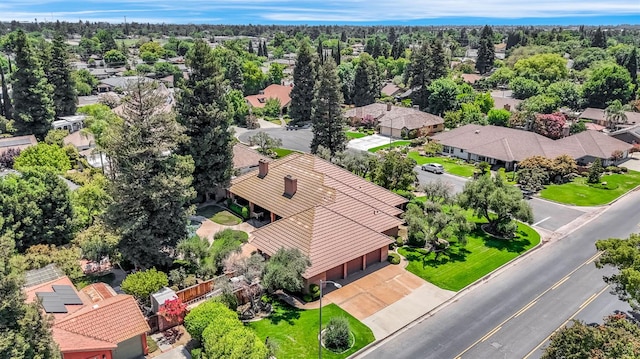 1917 Evergreen Pl, Madera, CA 93637 - aerial perspective of suburban area