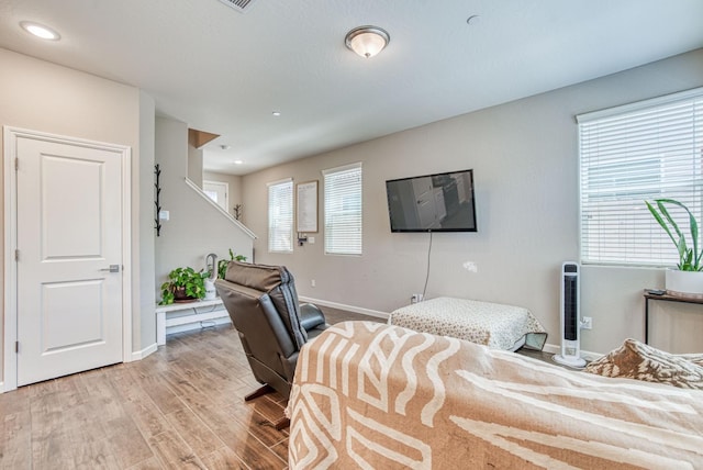 212 Arbor Dr S, Madera, CA 93636 - bedroom featuring light wood finished floors and recessed lighting