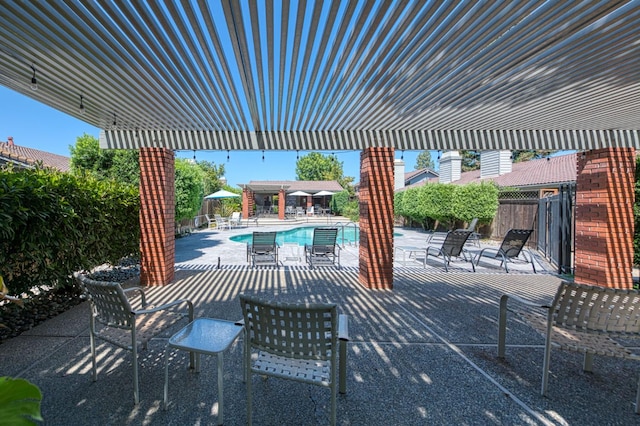 7047 N Teilman Ave Unit 102, Fresno, CA 93711 - view of patio / terrace featuring a community pool