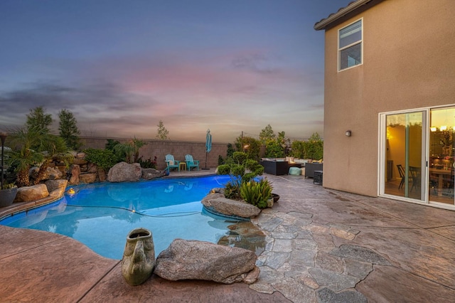 4367 Salem Ln, Clovis, CA 93619 - view of pool with outdoor lounge area and a patio area