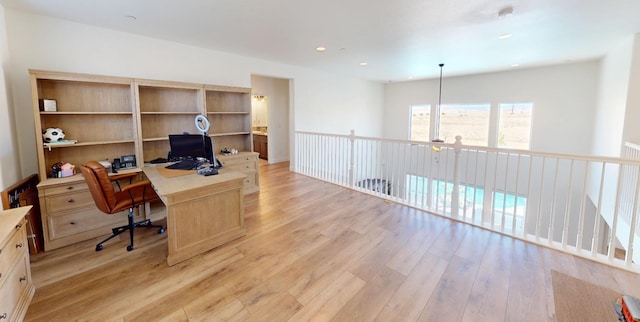 4367 Salem Ln, Clovis, CA 93619 - office space featuring light wood-type flooring and recessed lighting