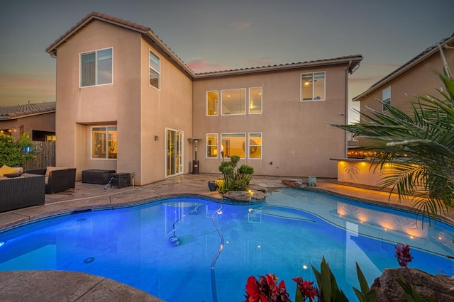 4367 Salem Ln, Clovis, CA 93619 - swimming pool featuring a patio area and outdoor lounge area