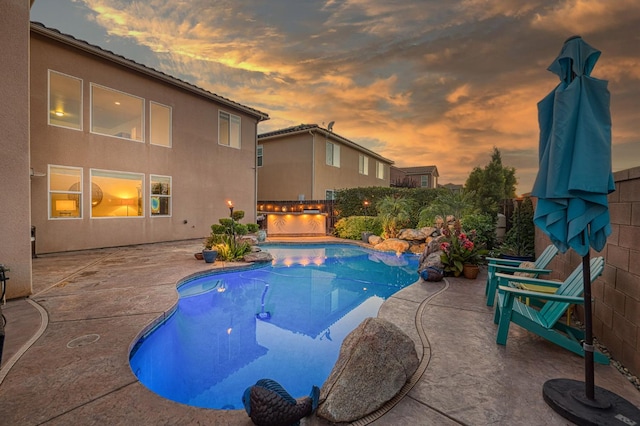 4367 Salem Ln, Clovis, CA 93619 - view of swimming pool featuring a patio area