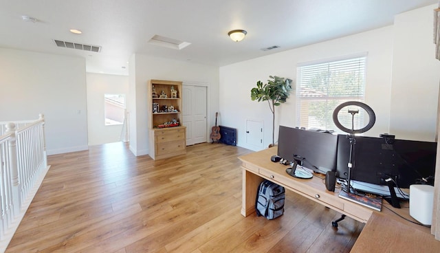 4367 Salem Ln, Clovis, CA 93619 - office area featuring light wood-style floors