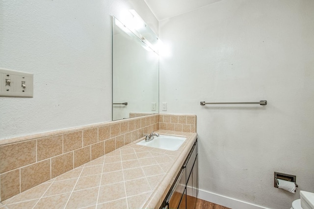 11016 E S Ave, Selma, CA 93662 - half bathroom featuring toilet and vanity