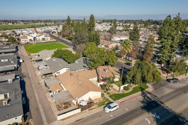 1136 Sylmar Ave, Clovis, CA 93612 - aerial overview of property's location featuring nearby suburban area