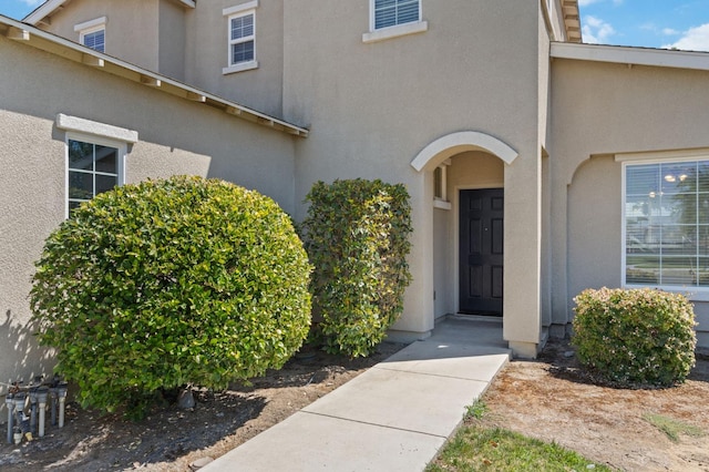 4220 Spruce St, Firebaugh, CA 93622 - entrance to property featuring stucco siding
