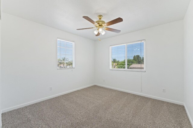 4220 Spruce St, Firebaugh, CA 93622 - carpeted empty room featuring plenty of natural light and ceiling fan