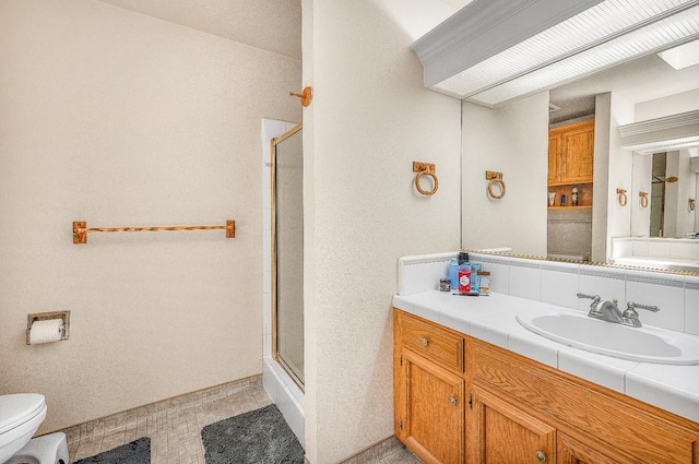 115 Prince Ln, Madera, CA 93637 - bathroom with a stall shower and vanity