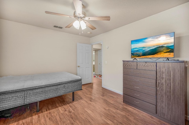 115 Prince Ln, Madera, CA 93637 - bedroom with wood finished floors and ceiling fan