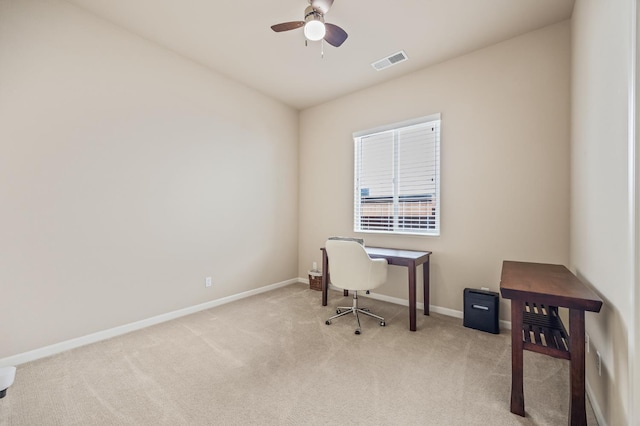 10911 E Swift Ave, Clovis, CA 93619 - carpeted office with a ceiling fan and baseboards