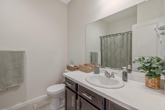1066 Jade Way, Lemoore, CA 93245 - full bathroom featuring vanity, tile patterned flooring, and a shower with shower curtain