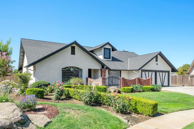 8501 N Akron Ave, Fresno, CA 93720 - view of front of home featuring stucco siding and a shingled roof