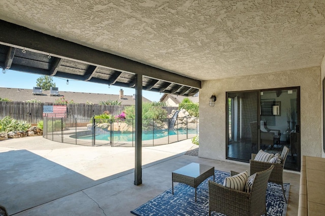 8501 N Akron Ave, Fresno, CA 93720 - fenced backyard featuring a patio