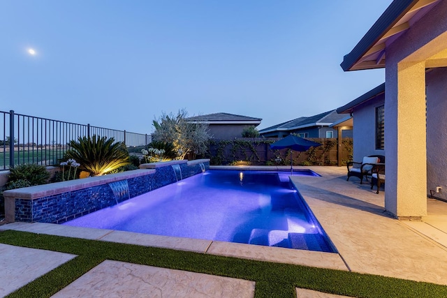 400 Ridge Creek Estates Way, Dinuba, CA 93618 - view of pool with a fenced backyard and a patio area