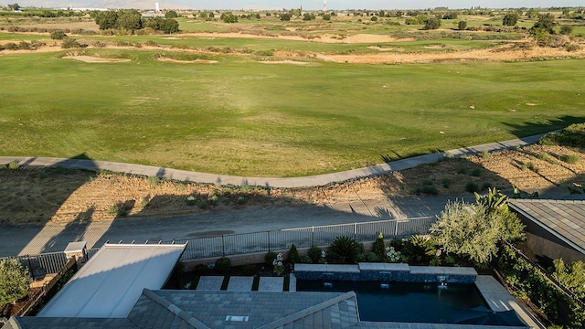 400 Ridge Creek Estates Way, Dinuba, CA 93618 - drone / aerial view of a local golf course