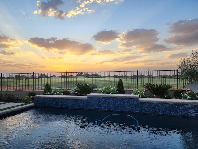 400 Ridge Creek Estates Way, Dinuba, CA 93618 - view of pool at dusk