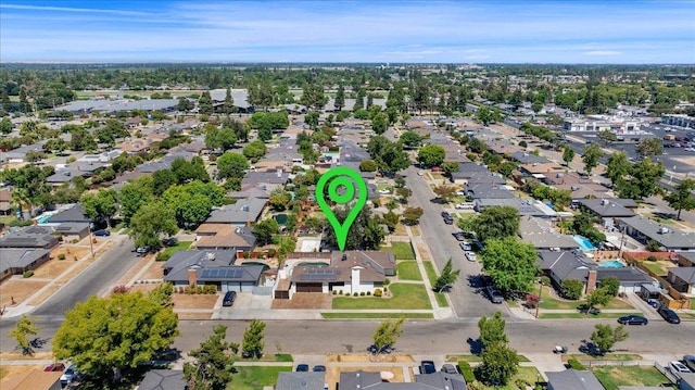 652 E Portals Ave, Fresno, CA 93710 - aerial view of property and surrounding area featuring nearby suburban area