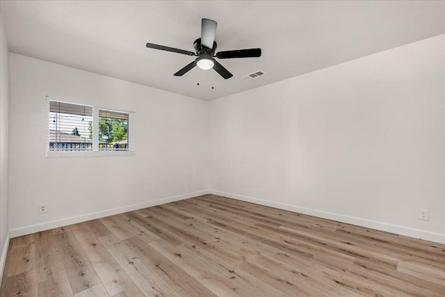 652 E Portals Ave, Fresno, CA 93710 - unfurnished room with wood finished floors and a ceiling fan