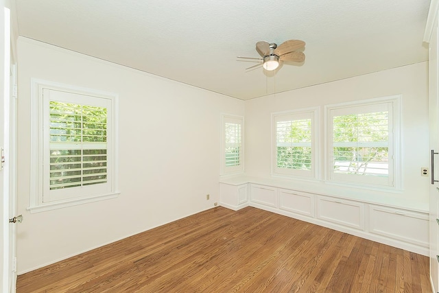 4845 Arcade Ave, Fresno, CA 93704 - spare room with light wood finished floors and a ceiling fan