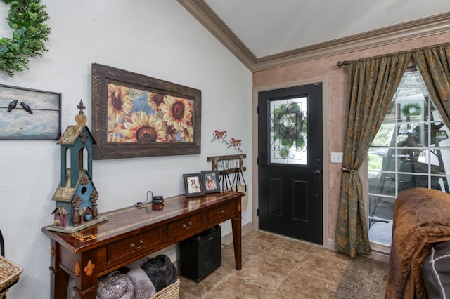 365 Stanford Ave, Clovis, CA 93611 - foyer entrance with crown molding and healthy amount of natural light