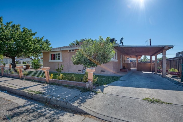 1830 Valeria St, Dos Palos, CA 93620 - view of front of house featuring driveway and stucco siding