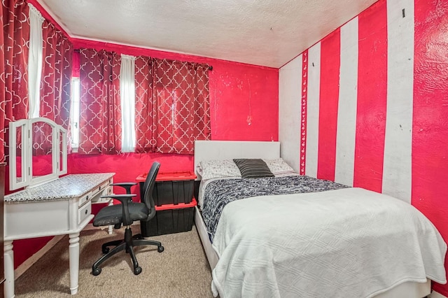 1830 Valeria St, Dos Palos, CA 93620 - carpeted bedroom featuring a textured ceiling