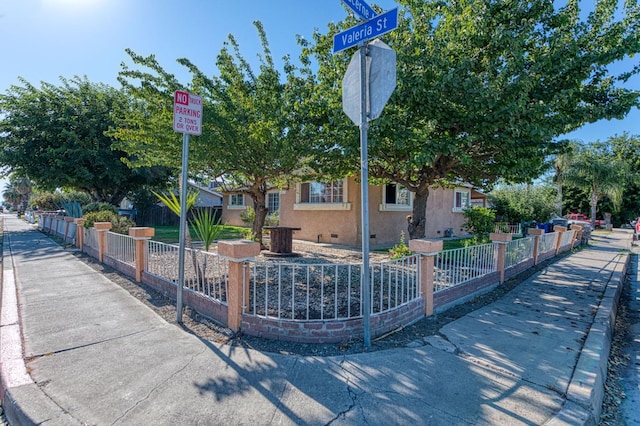 1830 Valeria St, Dos Palos, CA 93620 - view of front of home featuring stucco siding and crawl space