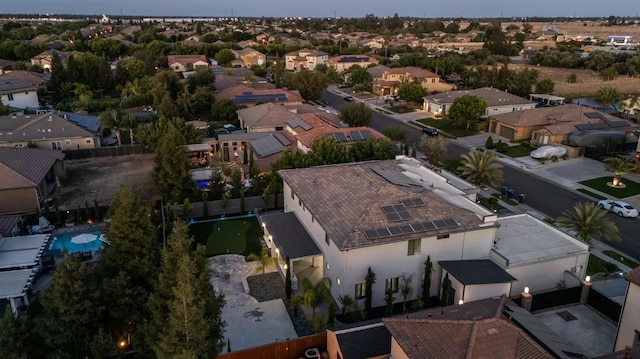 7160 W Dovewood Ln, Fresno, CA 93723 - aerial view of residential area with a pool area
