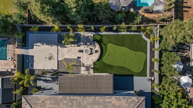 7160 W Dovewood Ln, Fresno, CA 93723 - drone / aerial view