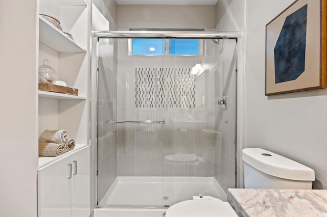 7160 W Dovewood Ln, Fresno, CA 93723 - bathroom featuring a stall shower and vanity