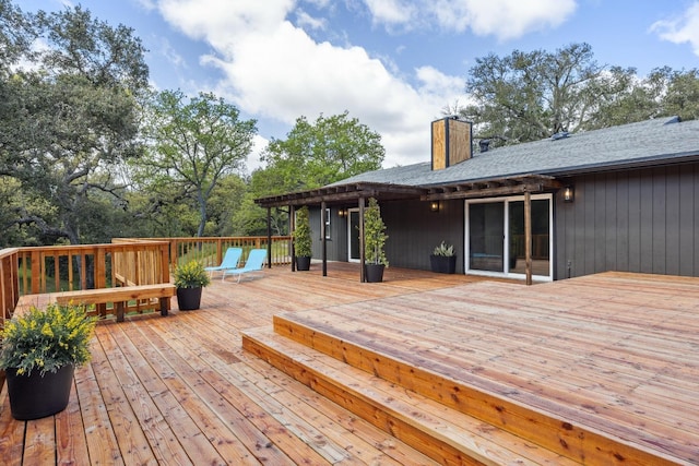 9098 San Gabriel Rd, Atascadero, CA 93422 - view of wooden terrace