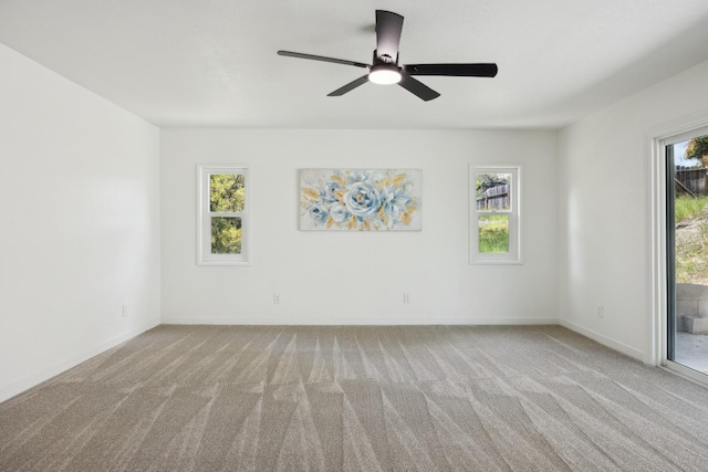 9098 San Gabriel Rd, Atascadero, CA 93422 - unfurnished room featuring carpet and a ceiling fan