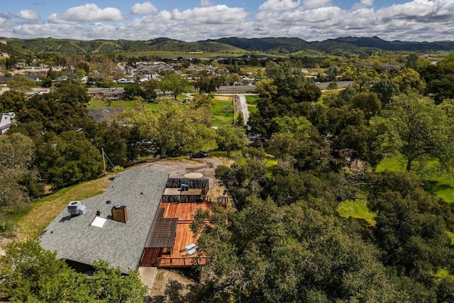 9098 San Gabriel Rd, Atascadero, CA 93422 - aerial view of property and surrounding area with mountains