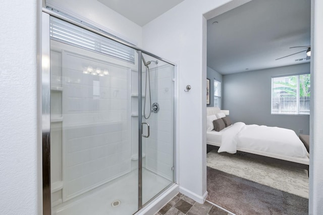 7173 N Shiraz, Fresno, CA 93722 - ensuite bathroom with a stall shower and baseboards