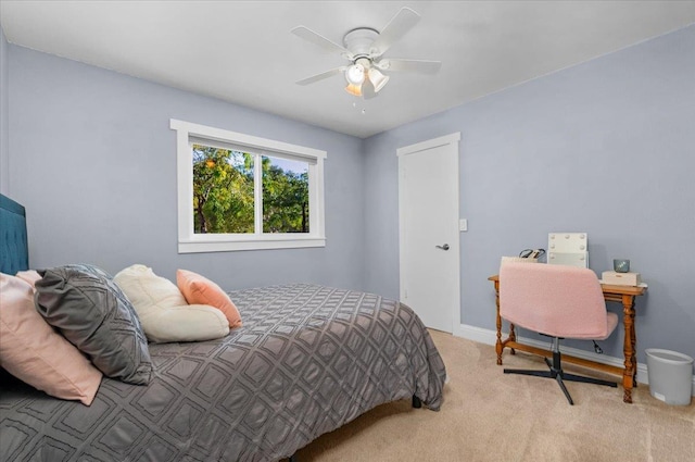 27762 Twin Ponds Rd, Clovis, CA 93619 - bedroom with carpet floors and ceiling fan