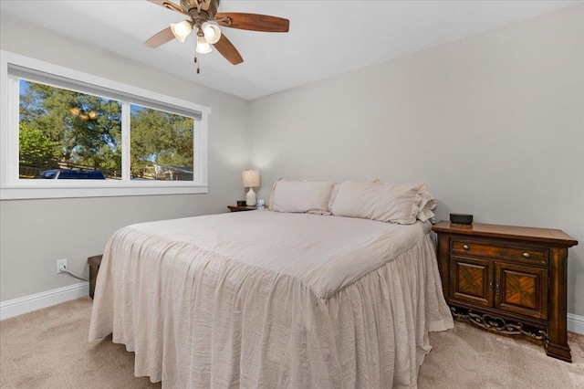 27762 Twin Ponds Rd, Clovis, CA 93619 - carpeted bedroom with baseboards and ceiling fan