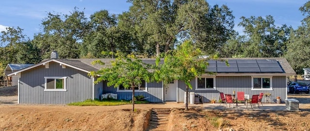 27762 Twin Ponds Rd, Clovis, CA 93619 - rear view of property with roof mounted solar panels