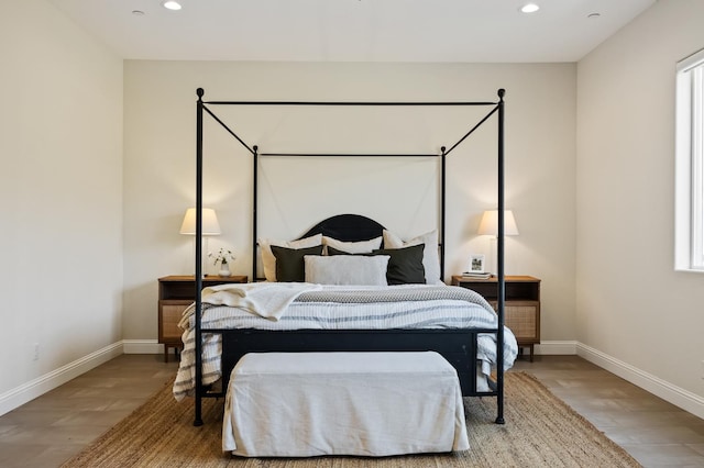 998 Highland Rd W, Madera, CA 93636 - bedroom featuring wood finished floors and recessed lighting